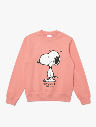 Unisex Lacoste x Peanuts Crew Neck Organic Cotton Sweatshirt0